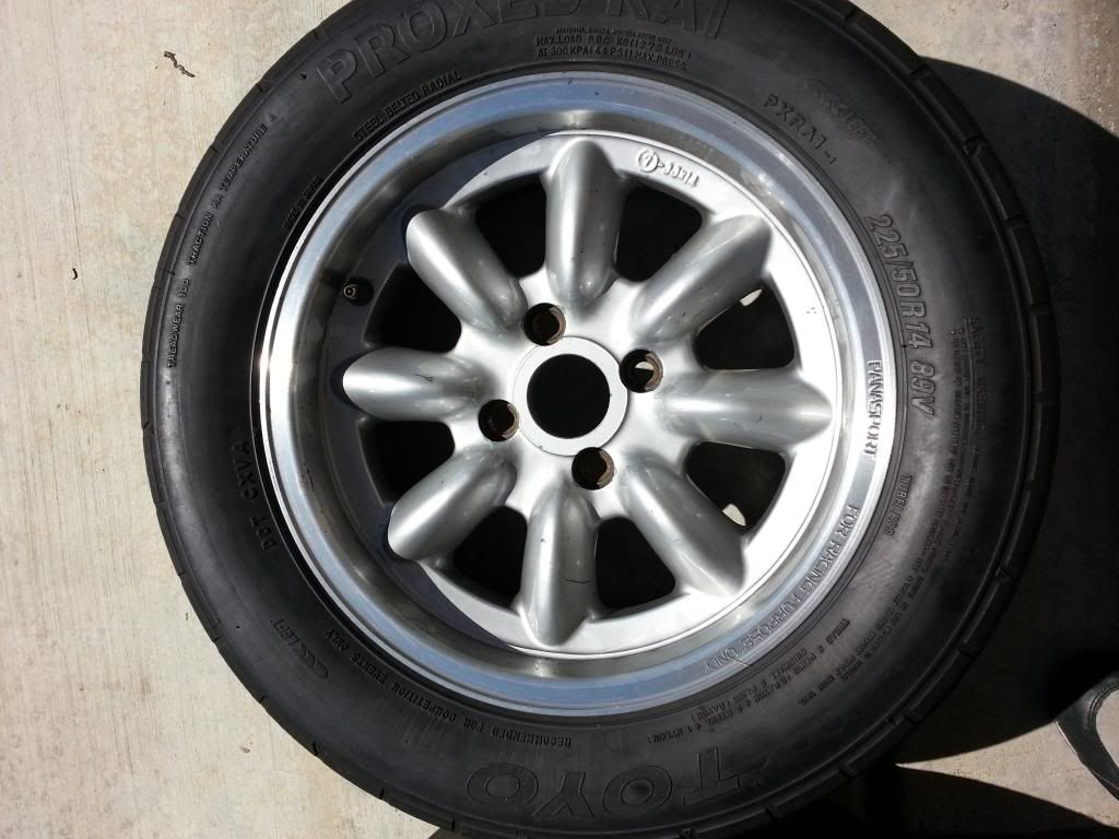 FS: 14x7 Panasport Racing wheels with RA1, 4x100, ET 27